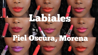 10 LABIALES PARA EL VERANO PARA PIELES OSCURAS NEGRAS MORENAS  Colab  Mary Pulido [upl. by Barbette]