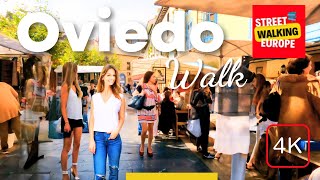 Oviedo Spain Walking Tour 4K Exploring the Streets of Oviedo Asturias [upl. by Asserak]