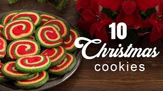 10 Christmas Cookies  The Best Winter Holiday Cookie Recipes [upl. by Burny]