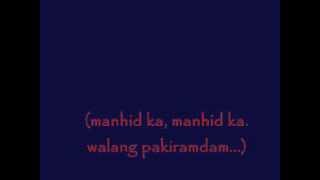 Manhid ka  Vice ganda lyrics on screen [upl. by Kory]