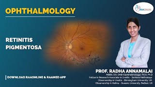 Ophthalmology  Retinitis pigmentosa  Raaonline [upl. by Camile956]