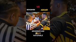 ASKAR ALI VS BENJAMIN  armwrestling propanjaleague shorts trending [upl. by Lord857]