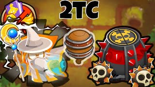 Archmage  Spiked Mines 2 TOWERS CHIMPS by Charless  BTD6 [upl. by Jeraldine225]