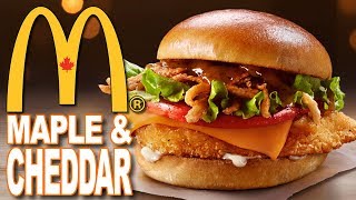 McDonalds Maple amp Cheddar Crispy Chicken Sandwich [upl. by Hnad]