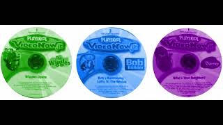 The 3 Videonow Jr Discs From The Wiggles Bob The Builder amp Barney In Cool Colors [upl. by Wolfy]