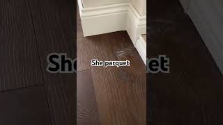 Laminat parke ve süpürgelik uygulamamız sheparquet [upl. by Alarise]