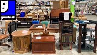 GOODWILL SHOP WITH ME 3 DIFFERENT STORES FURNITURE SOFAS KITCHENWARE SHOPPING STORE WALK THROUGH [upl. by Odlaner885]