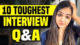 Toughest Interview Questions With Sample Answers For Freshers amp Experienced Professionals [upl. by Odnumyar]