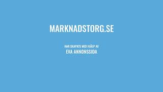 Marknadstorg Annonssida [upl. by Suoirad525]