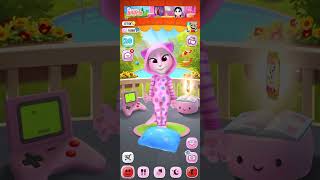 My Talking Angela2 reels rek shorts shortsvideo cat talkingangela [upl. by Hindu]