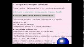 Lec011 Las Cortes Generales I Configuración Constitucional umh1663 201314 [upl. by Siuluj]