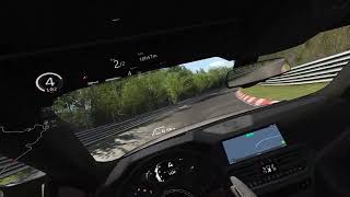 Trying to get under 71000 on Nurburgring in a BMW G82  Assetto Corsa VR [upl. by Vivica729]