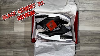 JORDAN 3 BLACK CEMENT REVIEW SNEAKER OF THE YEAR [upl. by Nichol73]