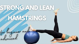 HAMSTRING EXERCISES AT HOME  17 MINUTES STRENGTH ROUTINE [upl. by Loats]