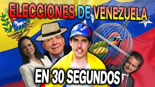 ELECCIONES EN VENEZUELA EN 30 SEGUNDOS [upl. by Hrutkay]