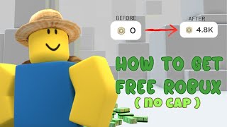 🧢 ❌ NO CAP HOW TO GET FREE ROBUX IN 2023 MUST WATCH [upl. by Enoryt]