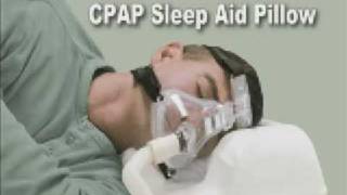 Sleep Better with CPAP Pillow for Sleep Apnea Video [upl. by Ennaegroeg]