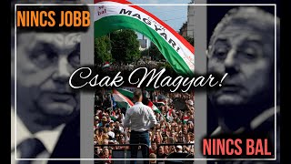 Zúg a TISZA  Nincs jobb nincs bal  csak MAGYAR🔴⚪🟢Videoklip [upl. by Dranal]