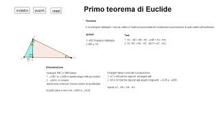 Primo teorema di Euclide [upl. by Yttiy]