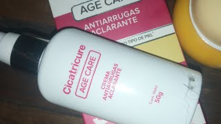 CICATRICURE AGE CARE  crema aclarante y Antiarrugas 😱 [upl. by Job]