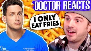 Doctor Reacts To The Most Extreme Diets  Freaky Eaters [upl. by Ttenyl661]