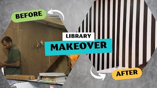 Watch My Library Wood Ply Transformation with Wallpaper – Before amp After 5MinuteCraftsDIY [upl. by Edris]