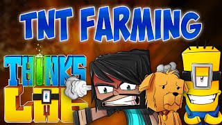 FARMING WITH TNT  Thinks Lab Minecraft Mods Minecraft Roleplay [upl. by Oswell]