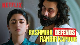 Rashmika FIGHTS back for Ranbir in Animal  Anil K Bobby D Sandeep Reddy [upl. by Auoy595]