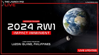 LIVE Asteroid 2024 RW1 Impact Tracker [upl. by Turnbull873]