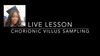 Chorionic Villus Sampling and Nursing Care [upl. by Etterual]