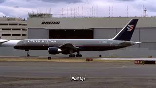 Boeing 757222 United 93 2006 Pull Up Alarm [upl. by Filippo]