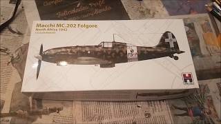 Building Hobby 2000s 172 Macchi C202 Franco Lucchinis aircraft [upl. by Prescott]