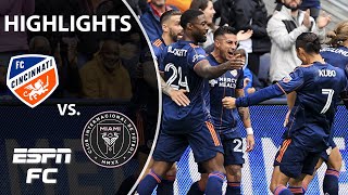 Brandon Vazquez’s sublime performance pushes FC Cincinnati to a 31 win  MLS HIGHLIGHTS  ESPN FC [upl. by Kinzer]