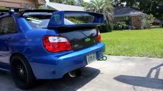 2002 Subaru WRX w BC 272 cams Agency Power header installed [upl. by Bacchus]