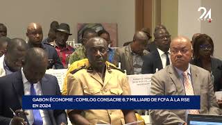 GABON ÉCONOMIE COMILOG CONSACRE 67 MILLIARD DE FCFA À LA RSE EN 2024 [upl. by Idnerb23]