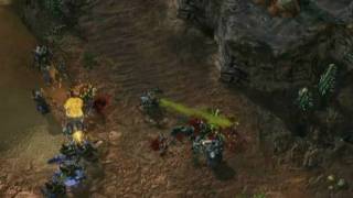 Hydralisk melee attack  StarCraft 2 [upl. by Kamillah]