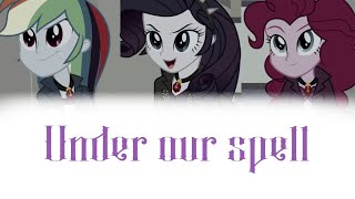 AI cover How would Rarity Rainbow Dash and Pinkie pie sing Under our Spell [upl. by Kcirdahs]