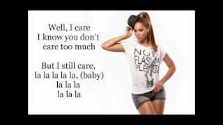 I Care Beyonce Lyrics Video [upl. by Leoine]