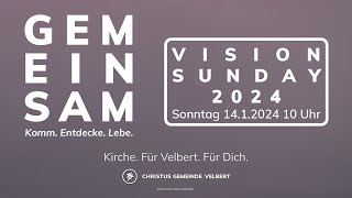 GEMEINSAM  VisionSunday  141  10 Uhr [upl. by Aneed796]