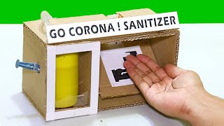 How to make Electric Hand Sanitizer Machine easy way  Science Projects [upl. by Ettenuj]