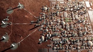 City on Mars Elon Musks Plan  Making Life Multiplanetary [upl. by Ajnotal569]