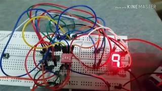 Mechatronics Engineering Students Project  7 Segment Display [upl. by Westleigh]