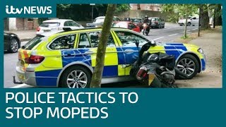 Police reveal tactic to stop moped crime  ITV News [upl. by Laehcimaj]