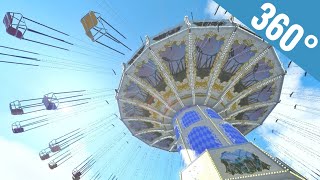 360 video VR Box Roller Coaster POV Swing Carousel Ride Amusement Theme Park Montañas Rusas PSVR [upl. by Yendys]