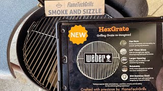 The Best Weber Kettle Grill Grate Replacement  HexGrate Weber Grilling Grate ReImagined [upl. by Leiruh]