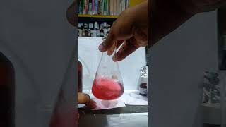 Colour changing Solution PracticalTheoryClassroom subscribe viralvideo [upl. by Cleavland474]