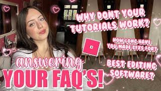 ANSWERING your frequently asked QUESTIONS  mxddsie ♡ [upl. by Yremogtnom851]