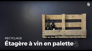 Créer une étagère à vin en palette  Recycler [upl. by Floria]