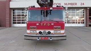 Tulsa Fire Department  1986 EOne Ladder Truck [upl. by Mercie492]