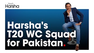 Harsha Bhogles Pakistan Squad for T20 World Cup 2024 [upl. by Ennaeel]